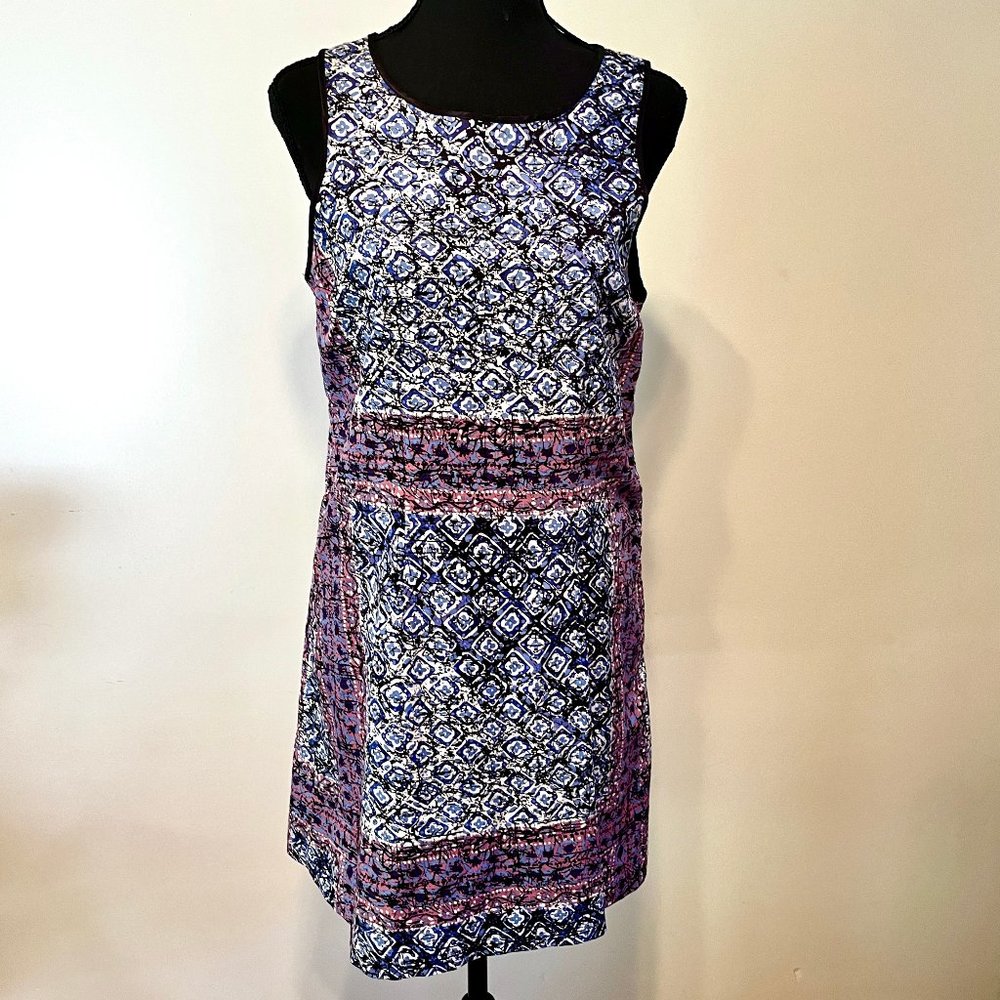 Mimi Chica Boho Batik‎ Print Cotton Dress Sz Medium